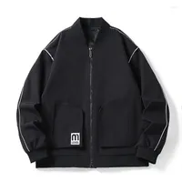 Men's Jackets Hip Hop Fashion Oversize 5XL 2023 Casual Men's Black Bomber Streetwear Baseball Uniform For Spring Autumn Clothes