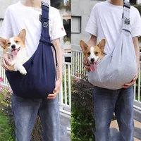 Dog Car Seat Covers Pet Shoulder Carrier Bag Foldable Outdoor Travel Puppy Dogs Single Sling Handbag Tote Pouch Kitten Transport Pets Bags