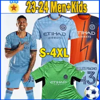 XXXL 4XL 2023 New York FC Soccer Jerseys City 22 23 Player Player نسخة كرة قدم Thiago Moralez Talles Mass Magno Keaton Men Kids Kits.
