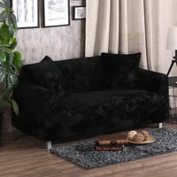 Chair Covers Claroom Thickened 3D Embossed Velvet Sofa Cover Non-slip L Type 1 2 3 4Seaters CC01#1852