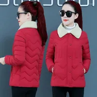 Women's Trench Coats 2023 Fashion Autumn Winter Hooded Down Cotton Coat Jackets Women Loose Short Lapel Casual Parka Outwear Female Tops