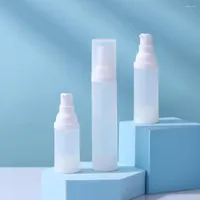 Storage Bottles 1Pcs 20 30 50ml Refillable Bottle Spray Lotion Frosted Perfume Portable Shampoo Shower Gel