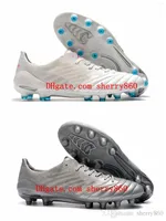 With Box 2021 soccer shoes quality mens Morelia Neo II FG cleats leather football boots scarpe da calcio white