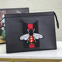 Luxury designer leather wallet clutch bag 2021 bee fashion large-capacity coin purse gifts for men and women222M