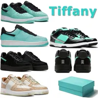 with Box Tiffany x 1 Low Running Shoes Mens Sneaker Black Blue Multi Color Tiffany x 1837 Dz1382-001 Platform Shoe Men Women Trainers Sports Sneakers