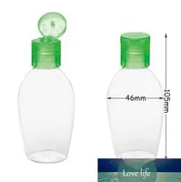 Empty Hand Wash Bottles 50ml Instant Hand Sanitizer Bottle PET Plastic Bottle for Disinfectant with Flip Cap Wholesale