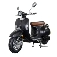 European warehouse street legal EEC COC 3000w 60v 40ah Removable Lithium Battery 65km h top speed Retro Electric Scooter Vespa