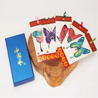 Simple Bookmarks Chinese style Paper Cuttings Bookmark Colored rice paper For students Book Page Crafts Classic Creative Gift Series