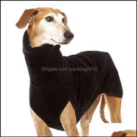 Dog Apparel Supplies Pet Home & Garden S-5Xl Greyhound Clothes Winter Autumn Turtleneck Coat Jacket Pharaoh Hound Great Dane Plove266e
