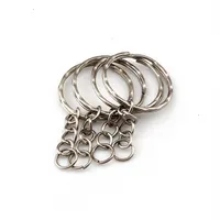 300pcs lots Antique Silver Alloy Keychain For Jewelry Making Car Key Ring DIY Accessories272e