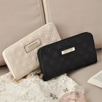 Selling Kk Wallet Long Design Women Wallets PU Leather Kardashian Kollection High Grade Clutch Bag Zipper Coin Purse Handbag176u