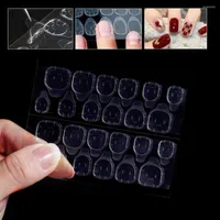 Nail Gel 480Pcs False Nails Sticker Transparent Double-Side Adhesive Tapes Stickers Press On Fake Tips Extension Stick Makeup Tools