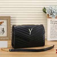 Fashion Shoulder Bags Luxury Crossbody Bag Women Stylish Leather Pu Chain Handbags Deisigner Classic Letters Cross Body Bags Wallet