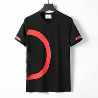 23ss Designer Tide T Shirts Chest Letter Laminated Print Short Sleeve High Street Casual T-shirt 100% Pure Cotton Tops for