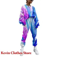 Men s Hoodies Sweatshirts Gradient Color Two Pieces Sets for Women Jumpsuits 2023 Long Sleeves Fashion Women s Tracksuit Sweatshirt Set Y2k Pant 230327