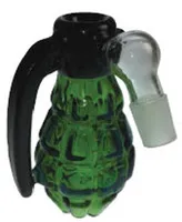Vintage grenade catcher Glass Bong Water Hookah Smoking Pipes With Bowl Original Glass Factory direct sale can put customer logo by DHL UPS CNE