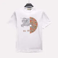 Bomullskläder 2023 herrkläder Kort ärm T-shirt Polos Summer Letter Högkvalitativ bomull Commer Casual Solid Color Fashion Osaka Euro Size M-3XL Ny