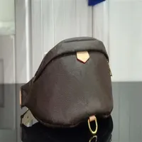 5A Quality M43644 37cm Momogran Canvas and Empreinte Leather Belt bag Waist Handbags with Dust bag DHL 2428