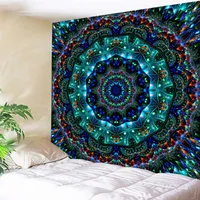 Tapestries Mandala Tapestry Wall Hanging Sandy Beach Throw Rug Blanket Geometric Bohemian Meditation261T