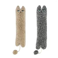Cat Toys Plush Toy Funny Stuffed Animals Bite Molar Durable Cleaning Tool Pillows For Training Indoor Cats