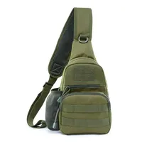 Military Tactical Shoulder Bag Sling Backpack Army Camping Hiking Bag Outdoor Sports Chest Bag Travel Trekking Hunting Backpack271W