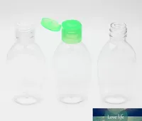 Classic Empty Hand Wash Bottles 50ml Instant Hand Sanitizer Bottle PET Plastic Bottle for Disinfectant with Flip Cap