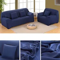 Elastische Sofa -Abdecksofa Slipperbohrungen Billige Baumwollabdeckungen für Wohnzimmer Slipcover Couch Cover 1 2 3 4 Seer1288t