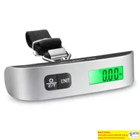Digital Electronic Luggage Scales Portable Suitcase Scale Handled Travel Bag Weighting LCD Display Hanging Scale