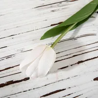 Decorative Flowers 2Pcs Durable Artificial Tulip Easy To Care False Flower Aesthetics Fake Home Garden Decor