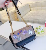 kedjepurse mode Kate Clutch Lady Niki Luxury Designer Shoulder Bags Tote Cowhide Presbyopic Card Holder Handbags Messenger Women