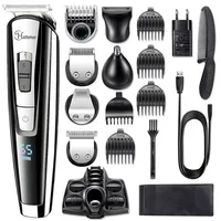 Waterproof all in one hair trimmer beard grooming kit clipper for men elelctric cutter machine body set 2202222489