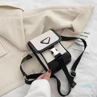 2021 new luxury women's key ring mobile phone bag women's crossbar mini bag long chain shoulder strap Messenger Bag Draw347v