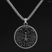 Chains Nordic Viking Jewelry Tree Of Life Yggdrasil Necklace For Men Women With Gift Bag
