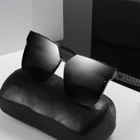 Top luxury Sunglasses polaroid lens Brand designer womens Mens Goggle senior glass Vintage Metal Sun Glasses With Box2645