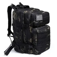 50L Camouflage Army Backpack Men Military Tactical Bags Assault Molle backpack Hunting Trekking Rucksack Waterproof Bug Out Bag 21186j