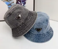 2023 cowboy Bucket Caps High Quality Outdoor Sport Denim Fisherman Hats Letters Patterns Embroidery Bucket hat Men Women Adjustable Snapback hats Sun visor