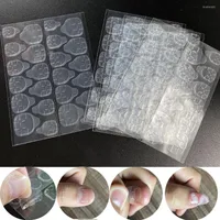 Nail Gel 5 Sheets 120pcs Double Sided False Art Adhesive Tape Glue Sticker DIY Tips Fake Acrylic Manicure Makeup Tool