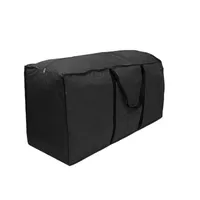 Storage Bags Outdoor Furniture Cushion Bag Multi-Function Camping Beach Large Capacity Black Handbag