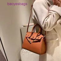 Luxury Hermss bag Original Women totes shoulder H Home Berkins Pure hand Textured female ins minority messenger 2023 new high-grade portable small square