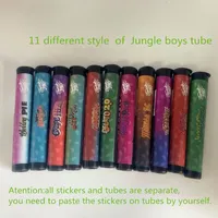 Pre roll Packaging Jungle Boys Tubes Packaging Bottles with stickers Dadheads Connected Prerolled Joint Tube Plastic Preroll