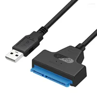 Computer Cables Adapter For USB To SA-TA 22 Pin III Hard Drive Disk Reader 2.5 SSD HDD 3.0 And Type C