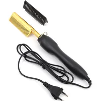Hair Straighteners Straightening Comb Portable Iron Home Heating Electric Brush 230328