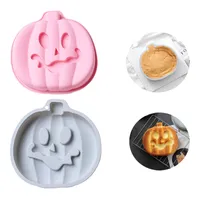 8 Inch Silicone Baking Moulds Creative Scary Pumpkin Cake Tool Halloween Party Supplies