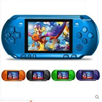 Portable Game Players 3'' Portable 16 Bit Retro PXP3 Slim Station Video Games Player Handheld Game Console 2pcs Game Card built-in 150 Classic Games 230328
