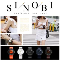 cwp 2021 Sinobi Fashion Watch Women Big Dial Creative eddy Design High Quality Leather Strap White Watches Casual relojes para muj2312
