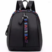 School Bags Korean Style Women Small Backpack Oxford Shoulder Bag For Teenage Girls Multi-Function Bagpack Female Phone Pouch