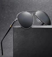 Sunglasses Classic Polarized Men Driving Pilot Sun Glasses Brand Designer Male Vintage Black For Man Women UV4002231233