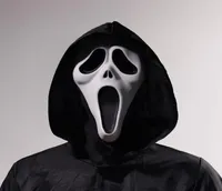 Party Masks White Horror Ghost Face Cosplay Screaming Demon Scary Halloween Costume Props9794329