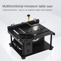 Power Tool Sets Miniature Precision Table Saw Mini Electric Small Household Portable Woodworking Sliding Multifuncti