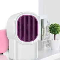 400W Homehold Rechargeable Mini 2 Files Adjustable Small Heater Home Office Leafless Heater Fan Super Quiet And Warm Fan236p